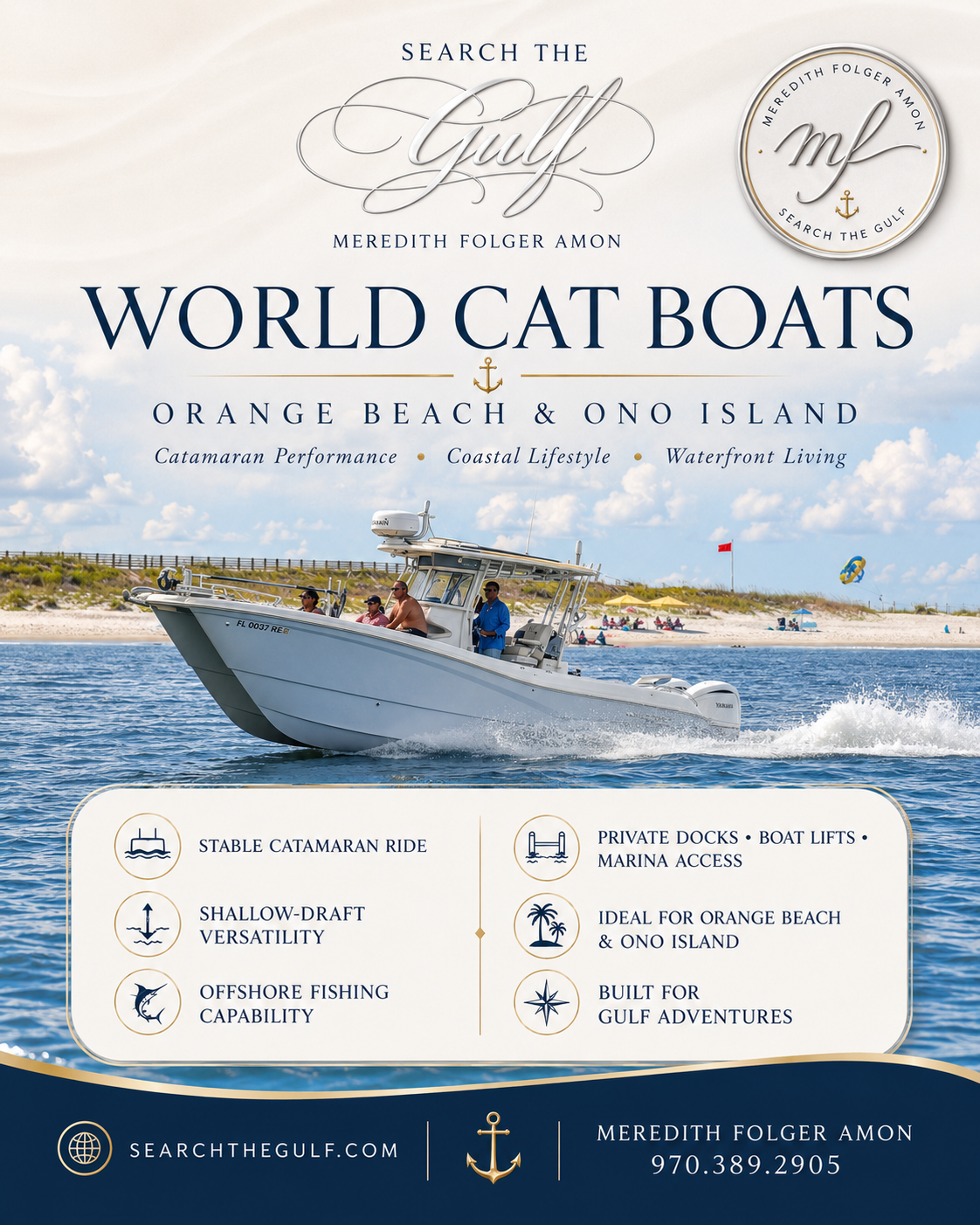 World Cat Boats Orange Beach Ono Island Alabama